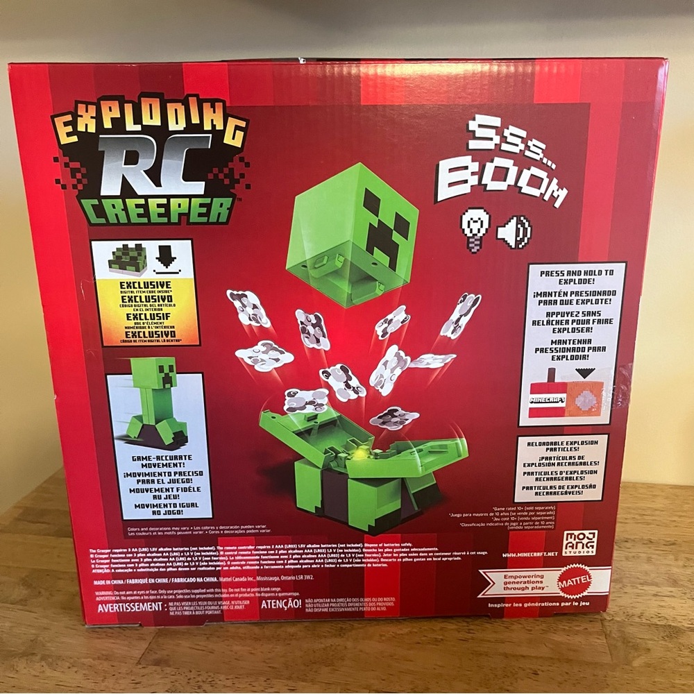 Minecraft Exploding RC Creeper Toy with Remote Control - Picture 2 of 5